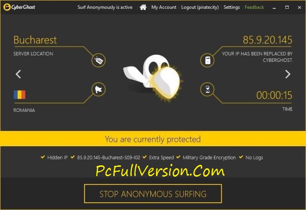 Cyberghost VPN Full Crack 