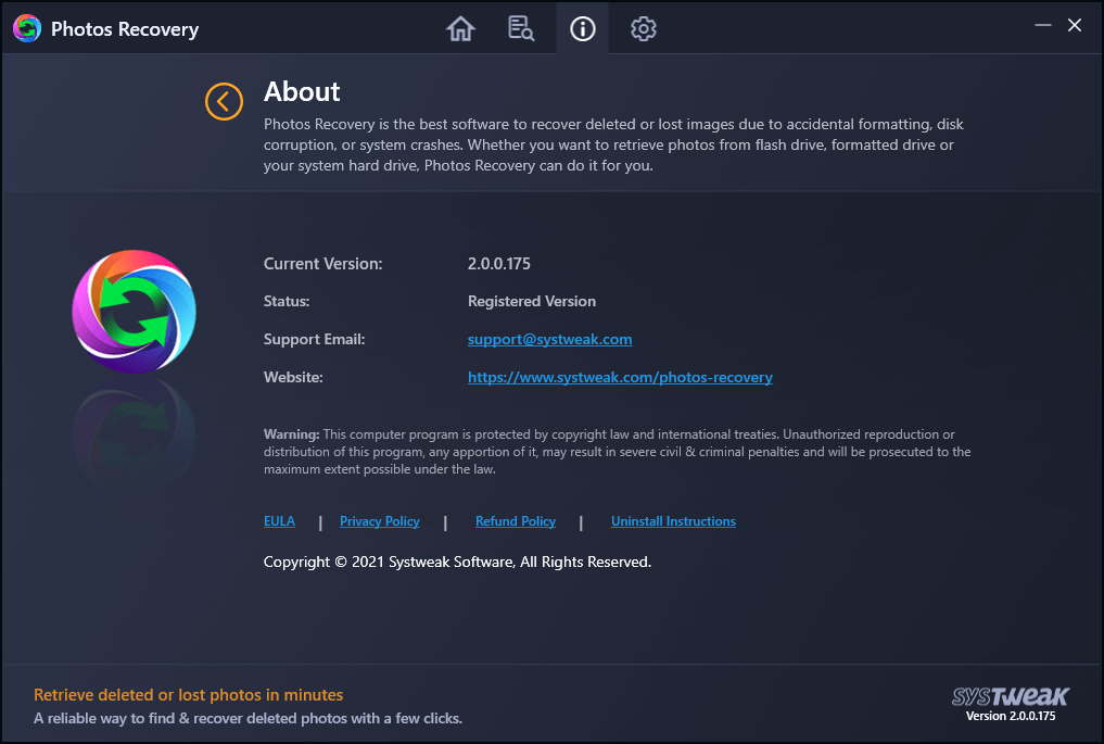 Systweak Photos Recovery Activation Key
