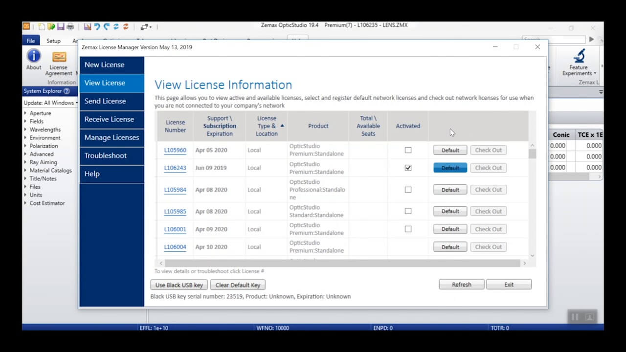 Zemax Opticstudio License Key