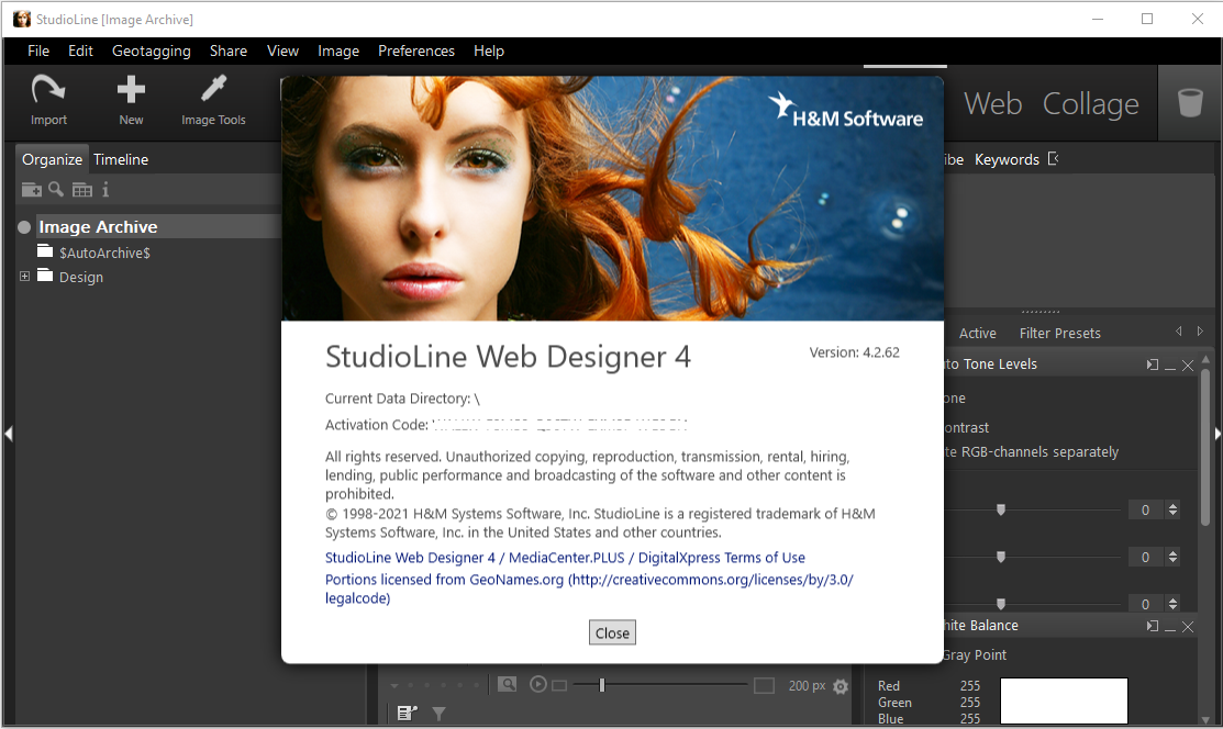 StudioLine Web Designer License Key