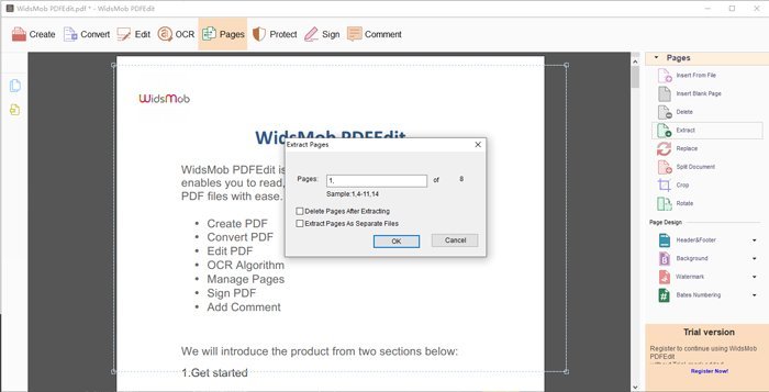 WidsMob PDFEdit Free Download