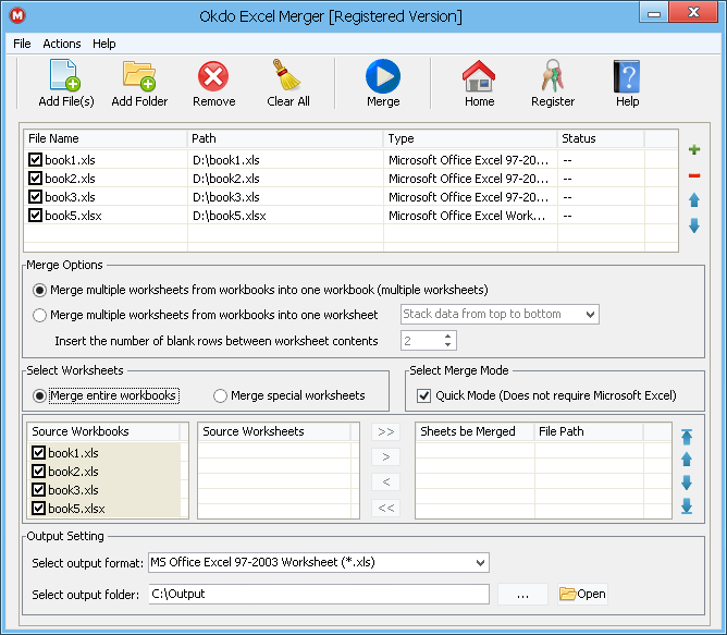 Excel Merger Pro License Key