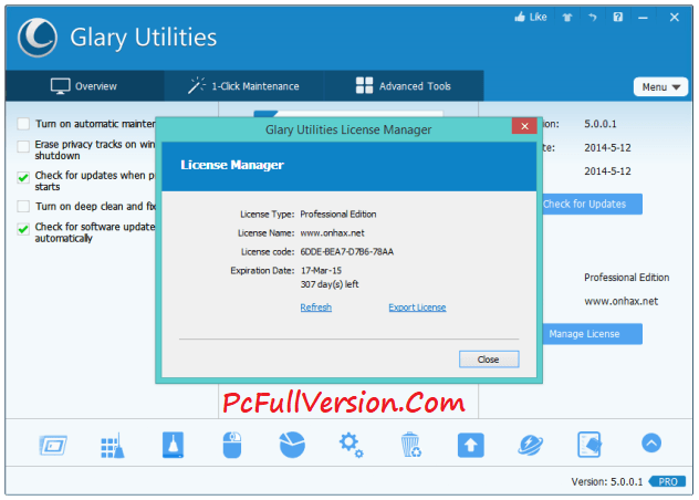 Glary Utilities Pro License Key