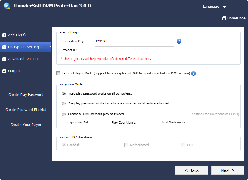 ThunderSoft DRM Protection Key