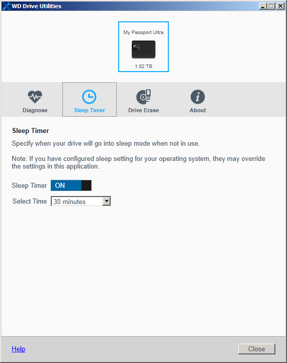 WD Drive Utilities For Windows