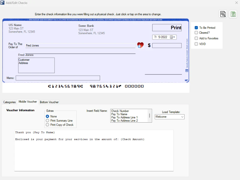 Print Checks Deluxe License Key