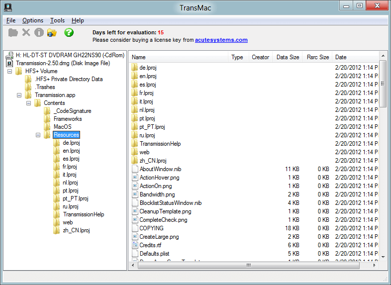 Acute Systems TransMac License Key