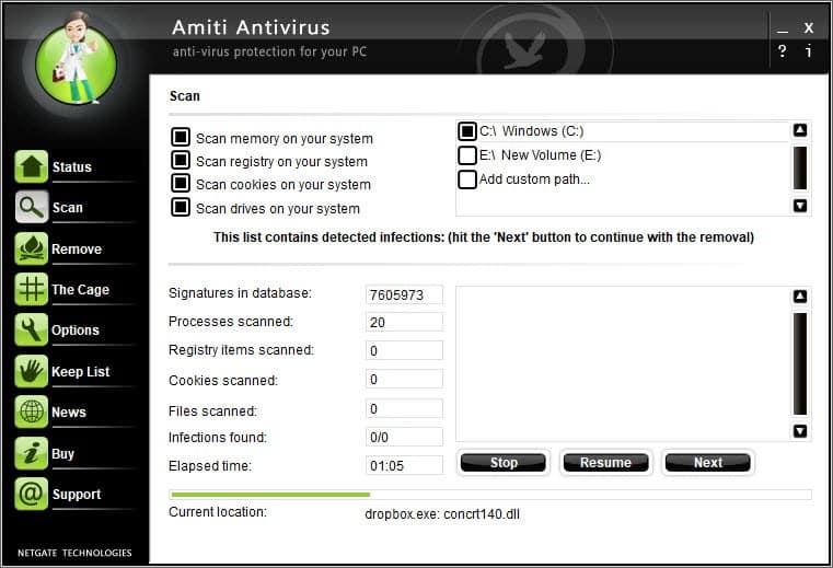 AMITI Antivirus Serial Key