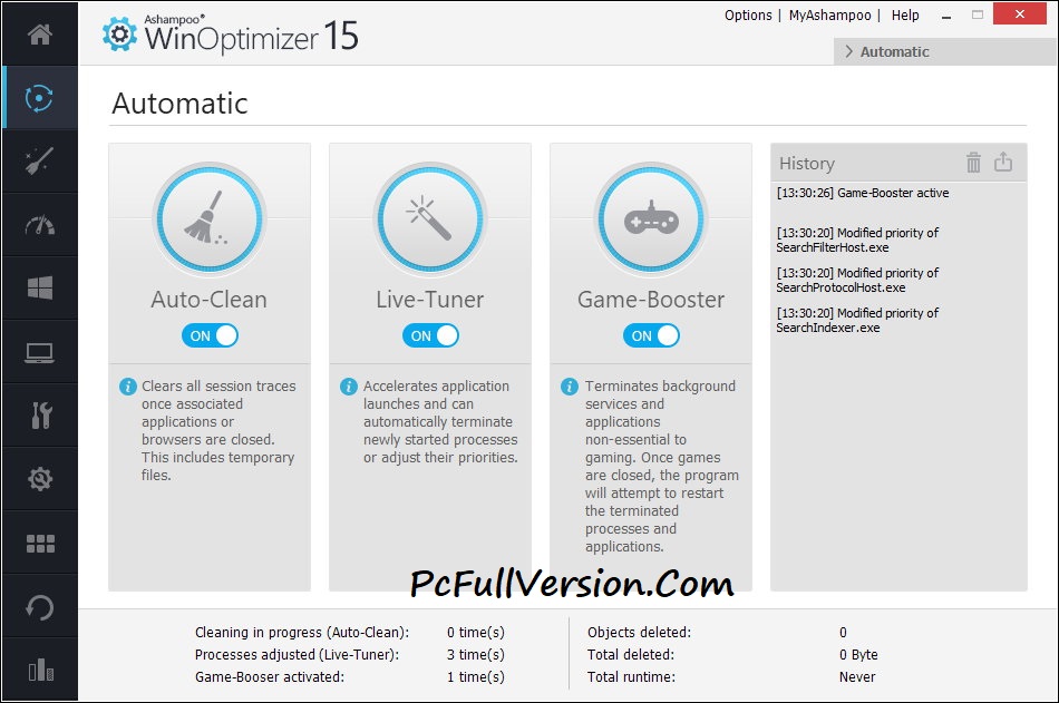 Ashampoo WinOptimizer Serial Key 