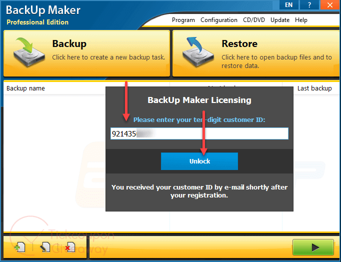 BackUp Maker Professional Serial Key