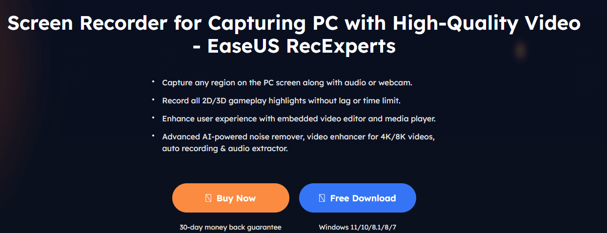 EaseUS RecExperts Pro Free Download