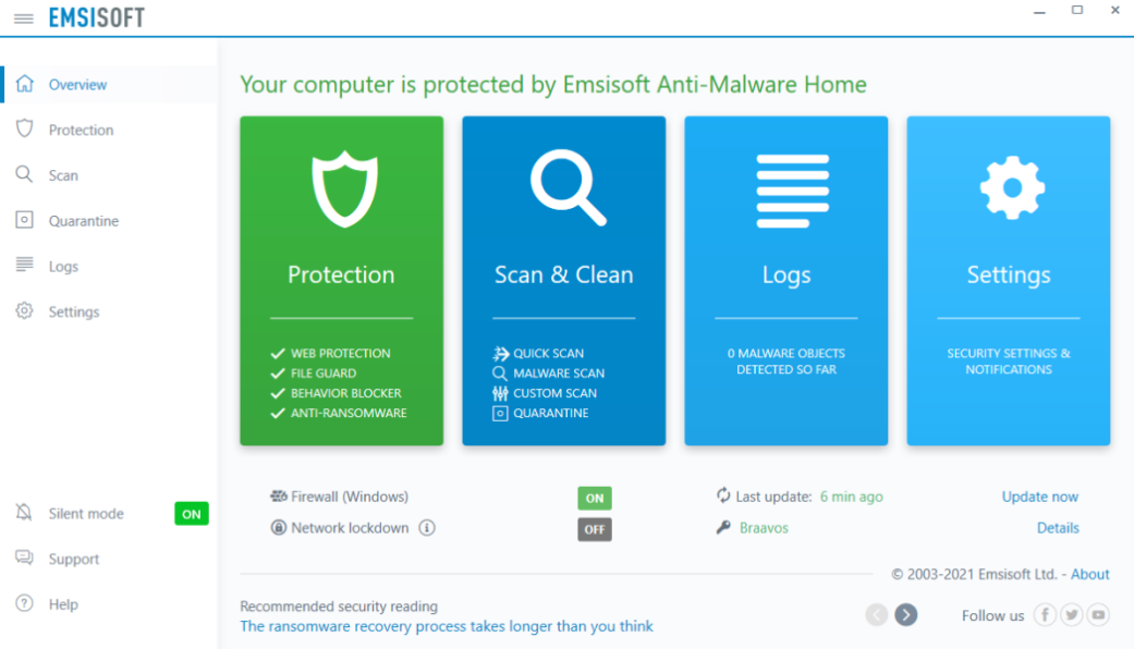 Emsisoft Anti-Malware License Key