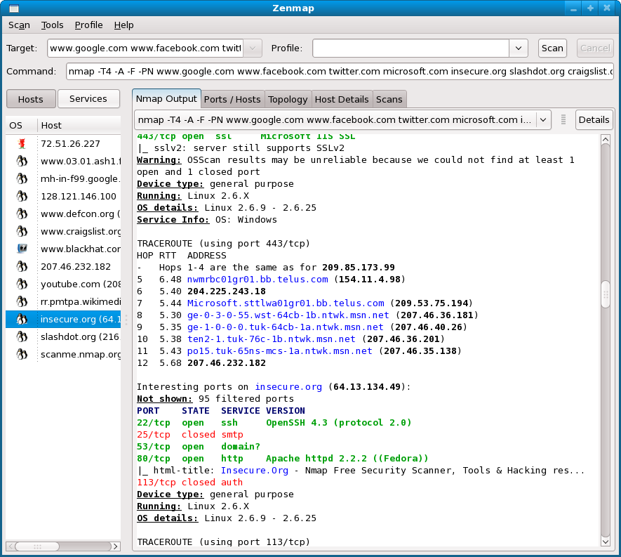 Nmap Security Scanner Free Download