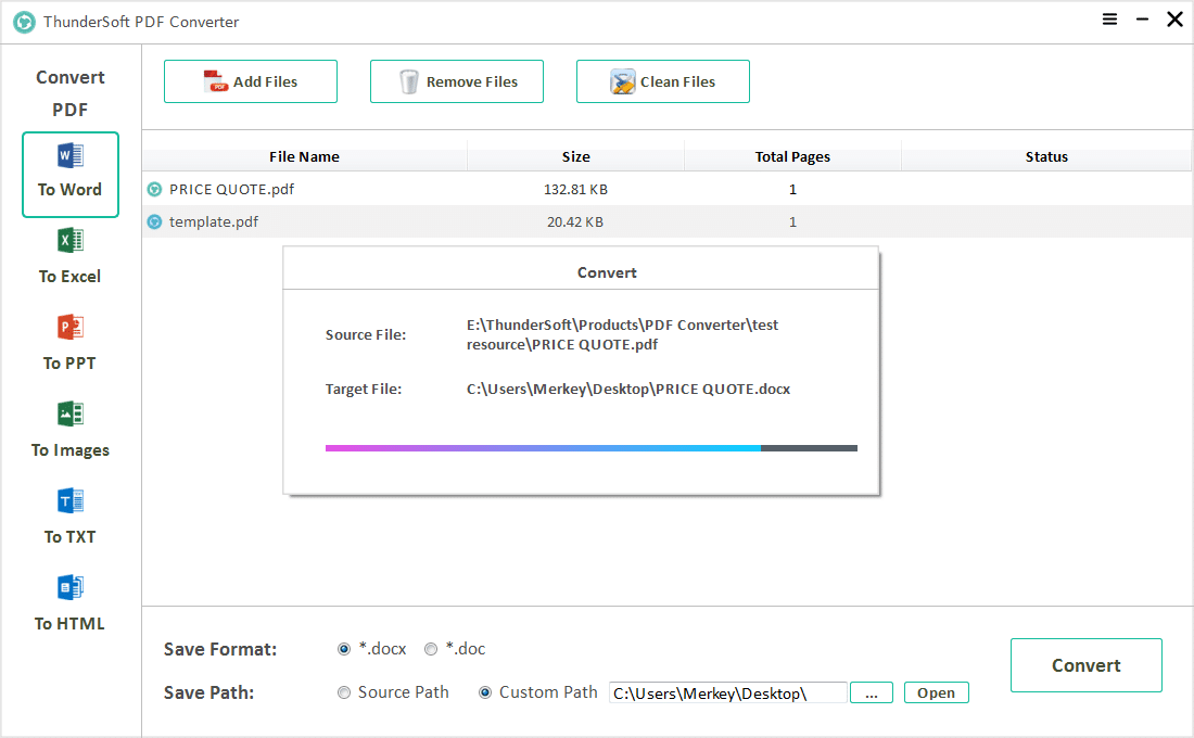 ThunderSoft PDF Converter Pro Serial Key