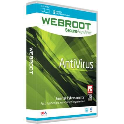 Webroot SecureAnywhere Antivirus Crack