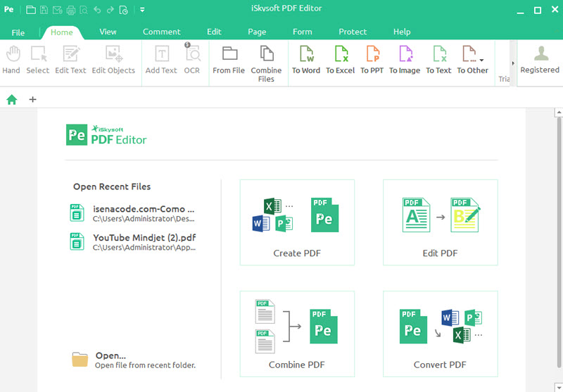 iSkysoft PDF Editor Pro Serial Key