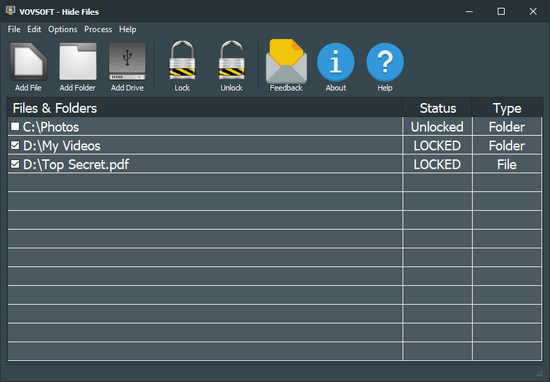 VOVSOFT Hide Files License Key